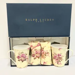 【未使用】　Ralph　Lauren　ラルフローレン　ペアマグカップ　ティースプーン　ハンドタオルセット
