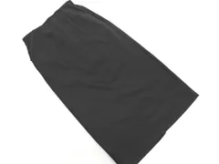 GLOBAL WORK グローバルワーク スリット ロング スカート sizeM/黒 ■■ レディース