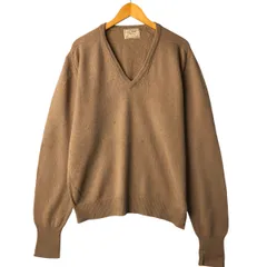 古着 ~80年代 エルエルビーン L.L.Bean Vネック ラムウールニットセーター USA製 メンズL相当 ヴィンテージ/eaa601270