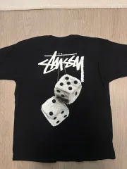 STUSSY ファジー DICE Tシャツ Black XLサイズ