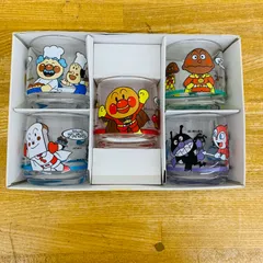 アンパンマン ガラス コップ 5点セット