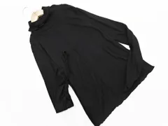 earth music&ecology アースミュージック＆エコロジー タートルネック カットソー sizeM/黒 ◇■ レディース