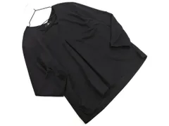 INED イネド Vネック カットソー size9/黒 ◇■ レディース