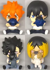 【中古】トレーディングフィギュア 全4種セット 「ハイキュー!! Hide＆Seek かくれんぼフィギュア 烏野・音駒」