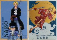 [중고] 클리어 파일 사보 A4 클리어 파일 세트 (2 장 세트) ONE PIECE DAY 컬렉션 [이치 반 쿠지 원피스 FULL FORCE] I상