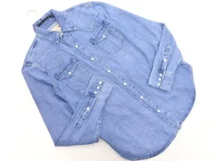 POLO RALPH LAUREN ポロ ラルフローレン ウエスタン デニム シャツ sizeM/紺 ◇■ メンズ