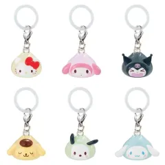 【中古】ストラップ 全6種セット 「サンリオキャラクターズ～なりきりまん～ めじるしアクセサリー」