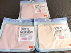 53d1★新品未使用♪ユニクロ ショーツ ジャストウエストL ピンク 3枚セット！