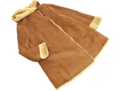 URBAN RESEARCH ROSSO アーバンリサーチロッソ フェイクムートン フード コート sizeF/キャメル ◇■ レディース