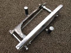 キャンピングカー バンクベッド用ステンレス製 折りたたみラダー