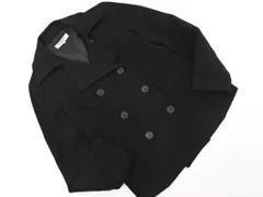 NATURAL BEAUTY BASIC ナチュラルビューティーベーシック アンゴラ混 ショート丈 コート sizeM/黒 ◇■ レディース