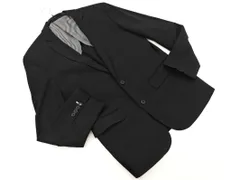 ABAHOUSE アバハウス テーラード ジャケット size3/黒 ■■ メンズ