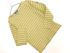 SAINT JAMES セントジェームス ボーダー カットソー カーキｘベージュ ◇■ レディース