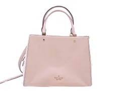 kate spade ケイトスペード バイカラー レザー ショルダー ハンド バッグ ベージュ ■■ レディース
