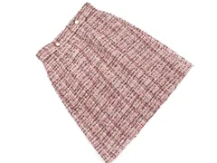 JILLSTUART ジルスチュアート ツイード Aライン 台形 スカート sizeM/ピンク ◇■ レディース