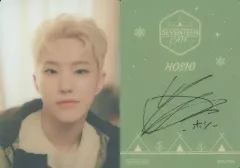 【中古】コレクションカード(男性) SEVENTEEN/HOSHI(ホシ)/「SEVENTEEN CAFE 2022 ～WINTER CAMPING～」事前予約特典カフェオリジナルカード