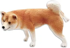 HIRAISM 犬 フィギュア おもちゃ パグ 柴犬 ユーモアポーズ デスク飾り 癒し ギフト インテリア コレクション (柴犬/ポーズA,  約7cmx5cmx4cm)