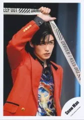 【中古】生写真(ジャニーズ) Snow Man/目黒蓮/上半身/シングル「Dangerholic」MV＆ジャケ写オフショット/公式生写真