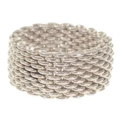 ティファニー TIFFANY&Co. サマセット リング 指輪 シルバー925 レディース ユニセックス 上品【中古】【Aランク】