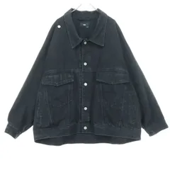 HARE ハレ 長袖 デニムジャケット S ブラック トラッカージャケット メンズ 古着