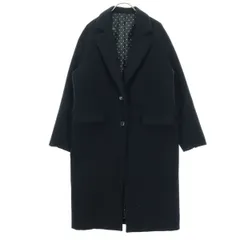 niko and... ニコアンド 長袖 チェスターコート 4 ブラック レディース 古着