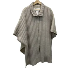 ♡FABIANA FILIPPI♡ニットベージュ40♡ FABIANA FILIPPI】 【オーバーサイズカシミヤVネックニットプル