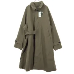 未使用 JUNRed ジュンレッド 長袖 ステンカラーコート L ブラウン ベルト付 メンズ 古着