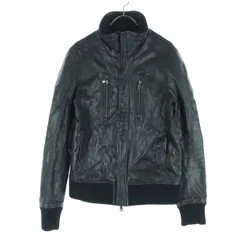 junhashimoto ジュンハシモト 長袖 レザージャケット M ブラック メンズ 古着