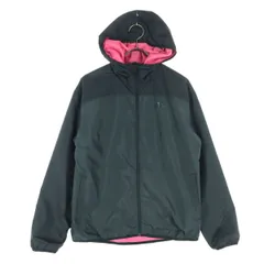 美品 adidas アディダス 長袖 ナイロンジャケット M ブラック フーディー レディース 古着