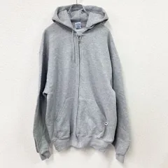 古着 used　90s～　RUSSELL ATHLETIC　ラッセル　スウェットパーカー/フーディー　ヴィンテージ　灰色　グレー　Lサイズ