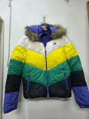 NIKE カラーブロック フード ダウン アウター & ベスト(ベスト) ユニセックス