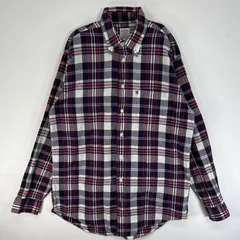 古着 ブルックスブラザーズ Brooks Brothers 長袖シャツ チェック ワンポイント ロゴ 346 M  ネイビー系 マルチカラー メンズ