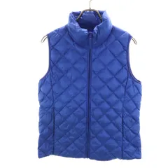 UNIQLO ユニクロ ウルトラライト ダウンベスト L ブルー レディース 古着