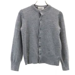 Mila Owen ミラオーウェン 長袖 ニットカーディガン 1 グレー レディース 古着