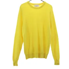 UNITED ARROWS GREEN LABEL RELAXING ユナイテッドアローズ グリーンレーベルリラクシング カシミヤ100％ 長袖 セーター S イエロー ニット メンズ 古着
