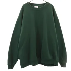 Champion チャンピオン 長袖 スウェット トレーナー XXL 深緑 裏起毛 ビッグサイズ メンズ 古着