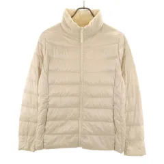 UNIQLO ユニクロ ウルトラライトダウンジャケット L アイボリー レディース 古着