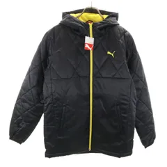 未使用 PUMA プーマ キルティングジャケット M ブラック 中綿 メンズ 古着