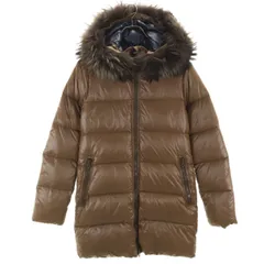 DUVETICA デュベティカ ダウンコート 38 ブラウン レディース 古着