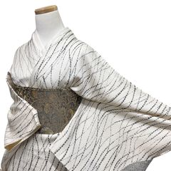 反物 浴衣 竺仙 藍染 蜻蛉 着尺 着物 082a u - メルカリ