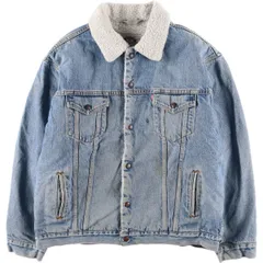 古着 90年代 リーバイス Levi's 中綿入り デニムボアジャケット メンズXL相当 ヴィンテージ/eaa601845