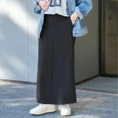 Spick & Span (スピックアンドスパン) ■■ ⑤ 24060200902010 イージーIラインスカート レディース ブラック 36