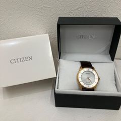 極美品 CITIZEN 機械式腕時計 革バンド - メルカリ
