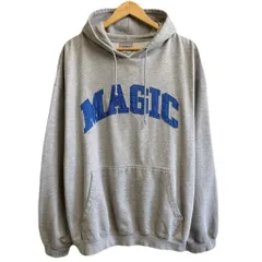 NBA オーランドマジック MAGIC ワッペン フーディー パーカー ポケット付き グレー XLサイズ No.L321のサムネイル