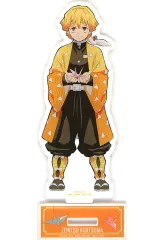 【中古】アクリルスタンド・アクリルパネル 我妻善逸 スタンド付きアクリルプレート 「鬼滅の刃 弐ノ章 -戯典-」 ナムコ・とるモ限定