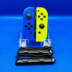 54【純正・動作確認済】Joy-Con(L)ブルー × (R)ネオンイエロー セット ニンテンドー コントローラー