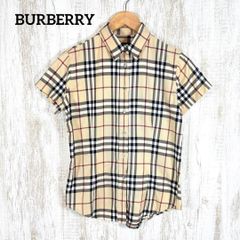 極美品✨BURBERRY LONDONノバチェック半袖シャツホースロゴサイズ40