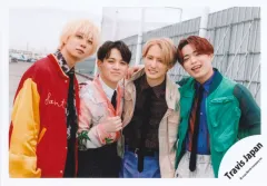 【中古】生写真(STARTO) Travis Japan/宮近海斗・中村海人・川島如恵留・吉澤閑也/横型・上半身/DIGITAL SINGLE「T.G.I. Friday Night」MV＆ジャケ写オフショット/公式生写真