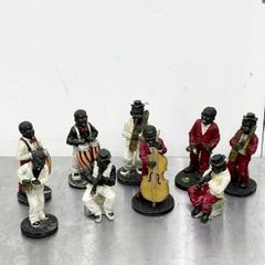フィギュア 黒人ジャズバンド 台座付き7点セット - メルカリ