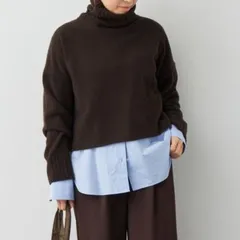 2025年最新】DEUXIEME CLASSE Cropped タートルネックプルオーバーの